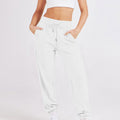 european and american export cross-border  women's casual drawstring solid color athletic joggers