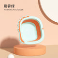 Newborn baby foldable plastic wash basin - portable baby face wash basin - kids' bottom washing bowl - wholesale