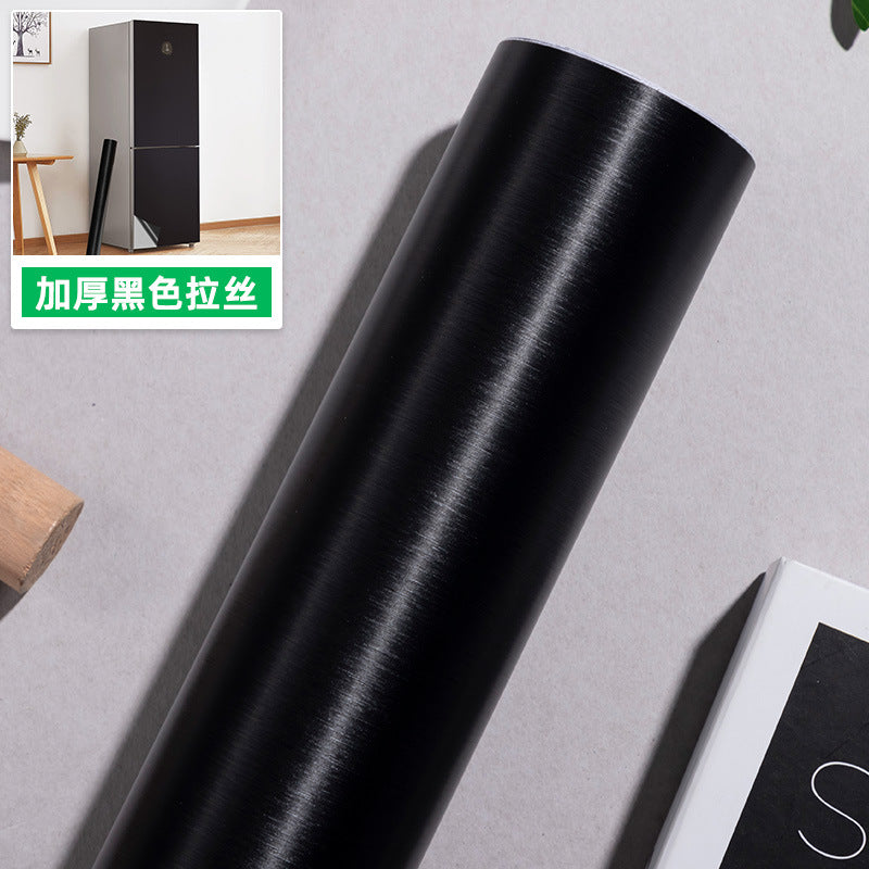 Home elevator door renovation sticker All light luxury brushed metal box Balcony sliding door Washing machine Refrigerator repair