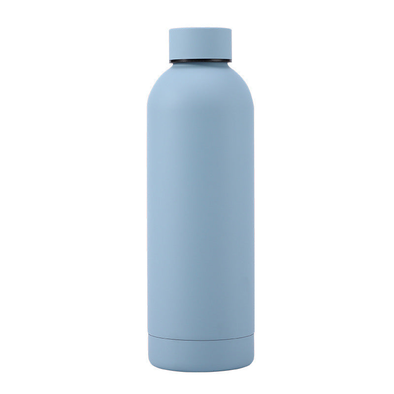 new arrival 304 stainless steel thermos cup large capacity double-layer vacuum small mouth bottle portable car sports water cup