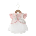 Baby dress summer  new style chic summer infant girl new chinese style traditional qipao dress