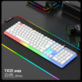 Limei gtx350 illuminated keyboard and mouse combo - floating keyboard, mechanical feel, esports gaming mouse and keyboard set