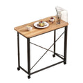 Mobile home folding small table bedroom study desk student simple writing office desk computer desk bedside table