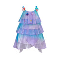 Girls' summer dress -  new gradient color stylish mermaid princess dress