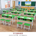Double-layer tutoring tutoring single double three-person conference table student desk and chair training table with drawer