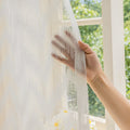 Casualaccessible luxury corrugated window screen thickened gauze curtain living room balcony bedroom decorative gauze white gauze shaoxing curtain gauze wholesale