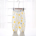 Baby pants summer boys and girls anti-mosquito pants thin baby pure cotton bloomers lightweight breathable cartoon printing pants