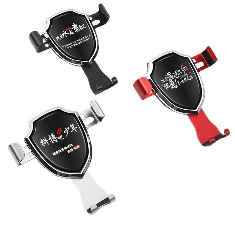 Car phone mount - new creative car accessory, air vent navigation gravity support, multi-functional universal fit