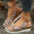summer new arrival: cross-border women's eaby comfortable platform sandals, sizes 40-43, lightweight buckle strap peep-toe sandals - now available!