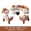 Nordic half-circle arc-shaped business sofa for office, negotiation, hotel, sales office, lobby, courtyard, rest area, and reception