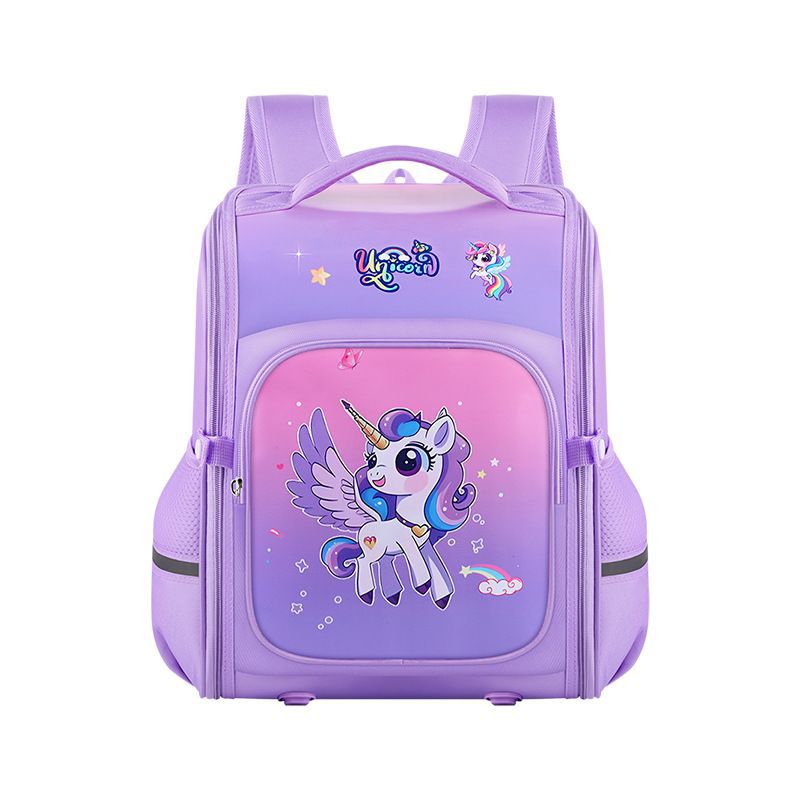 Kulomie primary school schoolbag girl 123456th grade 3D hard shell burden reduction children's schoolbag wholesale