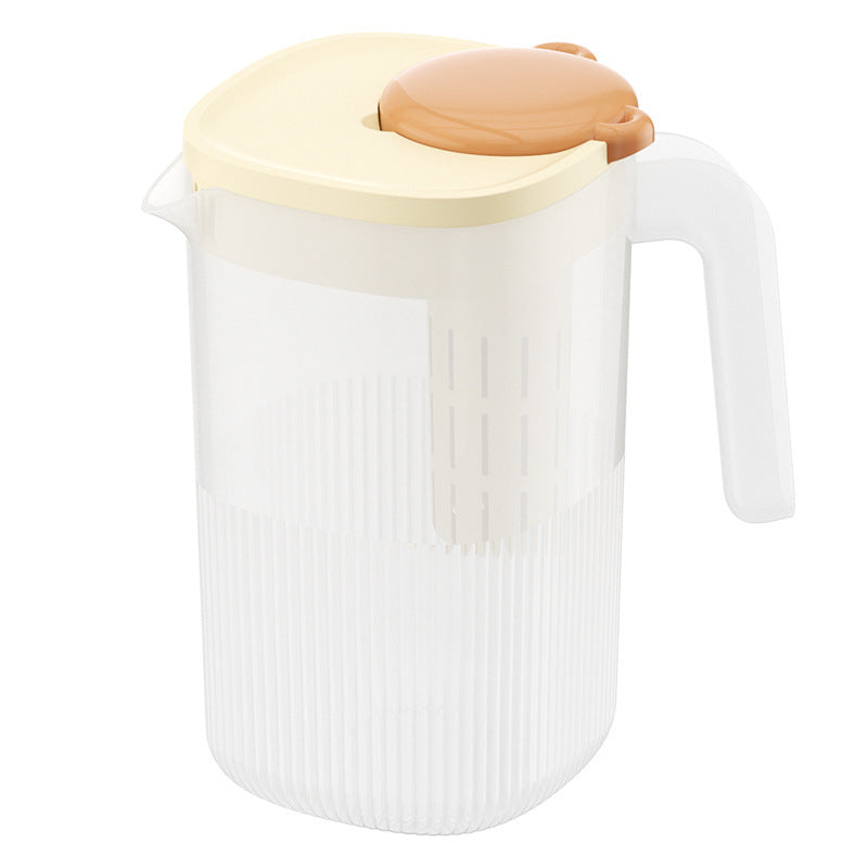 Refrigerator cold water bottle for homelarge capacity cold water cup high temperature resistant plastic beverage bucket cold brew kettle fruit tea cold water bottle