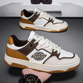 Men's shoes: 2025 spring new arrivals - trendy, versatile, high-end, lightweight, soft-soled, athletic & casual white flat sneakers