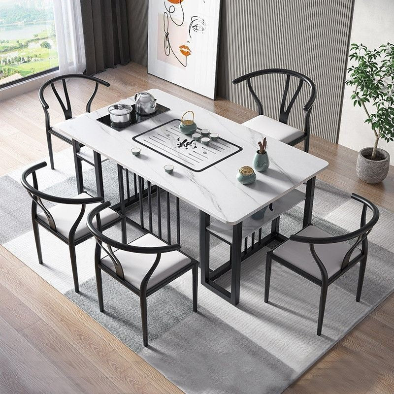Tea table office living room slate set of tables and chairs desktop for home tea table accessible luxury combination all-in-one coffee table