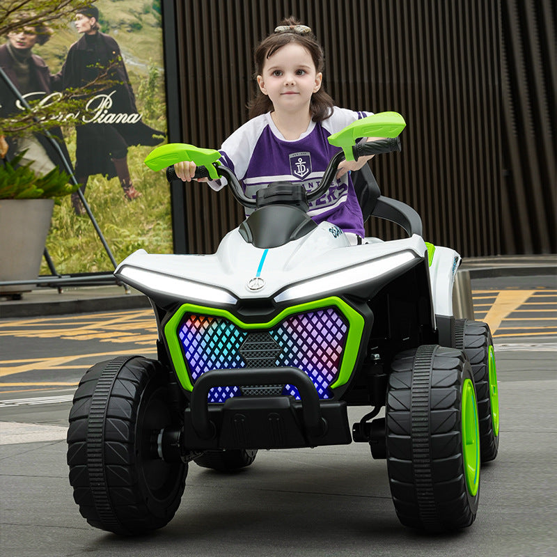 New children's electric four-wheel beach off-road vehicle children's electric car can sit remote control children's off-road toy car