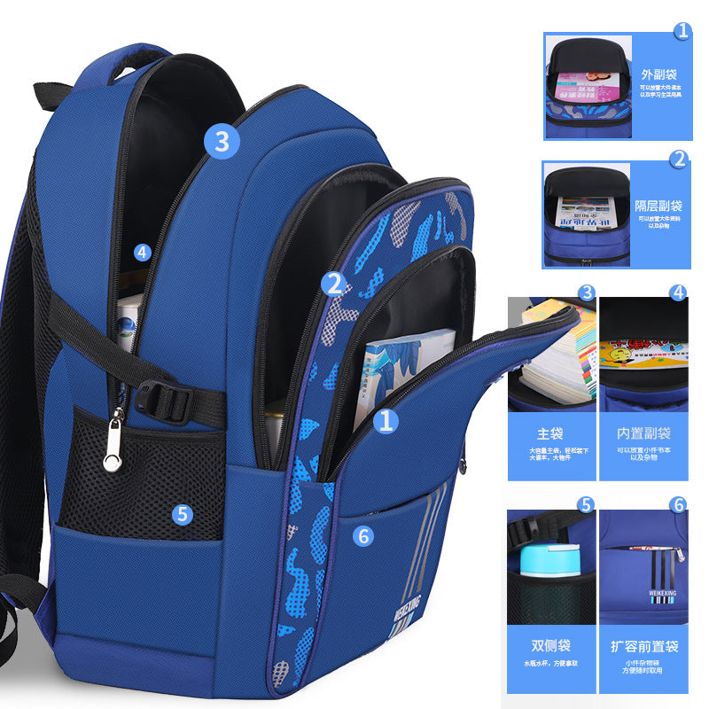 New arrival cross-border large-capacity computer backpack outdoor travel bag mencasual middle school student school bag