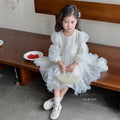 Girls' dress -  autumn new arrival: stunning extra-full pink tulle tutu dress, perfect for first birthday celebrations and princess outfits