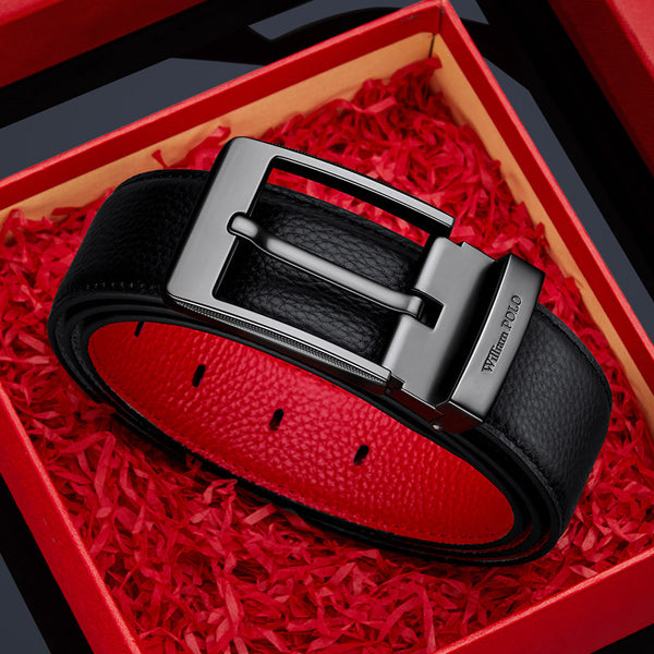 Emperor Paul Belt Men's Premium Pin Buckle Belt Men's Business Casual Leather Belt Men's Genuine Wholesale