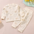 Spring & fallnew arrivalbabyintimatessuit cotton type a bonelesskids autumn clothes long johns baby high waist pants home clothes