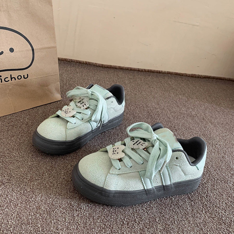 Women's white sneakers - new spring/summer 2026 collection: versatile, student-friendly, casual platform sneakers - lightweight, height-increasing trainers