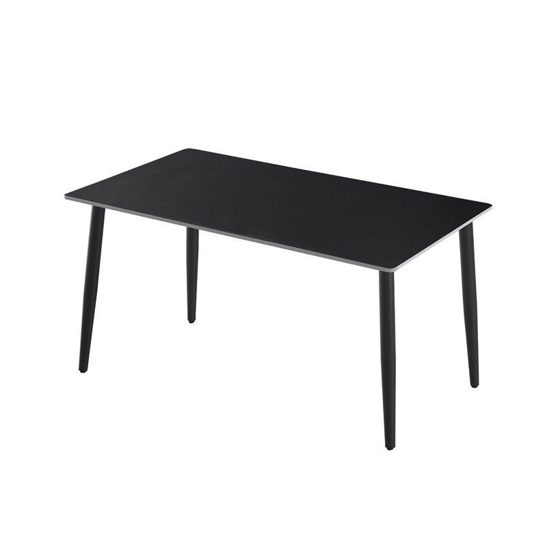 Rock slab dining table combination modern casual italian manufacturer wholesale personalized small apartment rectangular simple table