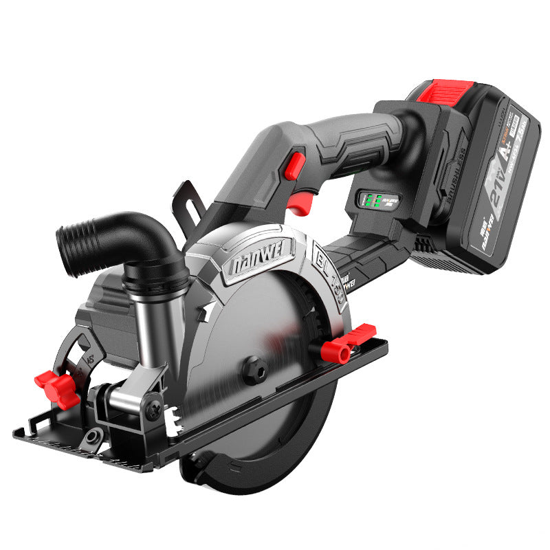 Nanwei brushless electric circular saw 6inch lithium electric kitchen knife saw power tool cutting machine woodworking stone hand push saw circular saw