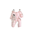 Baby clothes thickened outing clothes winterfleece-lined super cute outing clothes heattech baby winter clothes one-piece