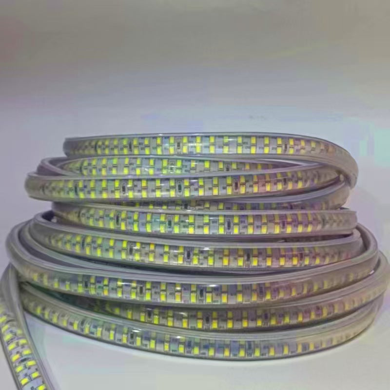 Upgrade explosive 600 lights LED light strip Outdoor engineering lighting Super bright waterproof household living room door rainproof light strip