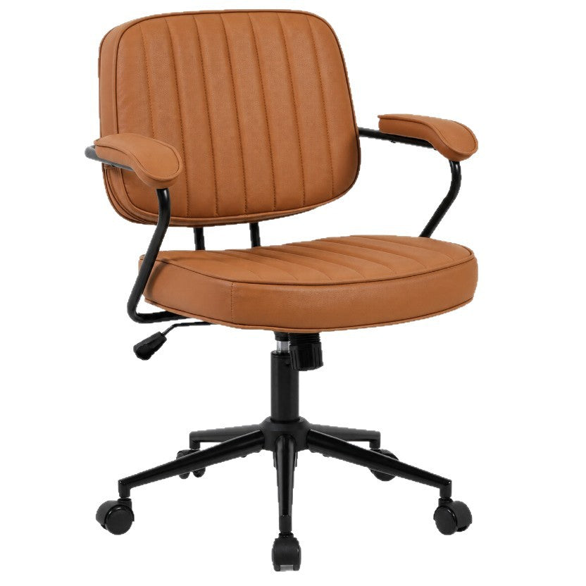 Computer chair study bedroom backrest casual chair with armrests adjustable office chair for home makeup study live broadcast swivel chair