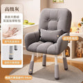 [gray lifting leg chair-double backrest latex] (comes with waist pillow)