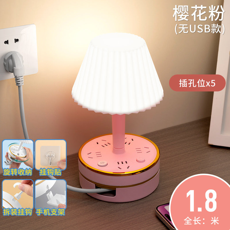 Master bedroom table lamp bedside lamp modern decorative atmosphere night light baby feeding eye protection soft light sleep usb socket