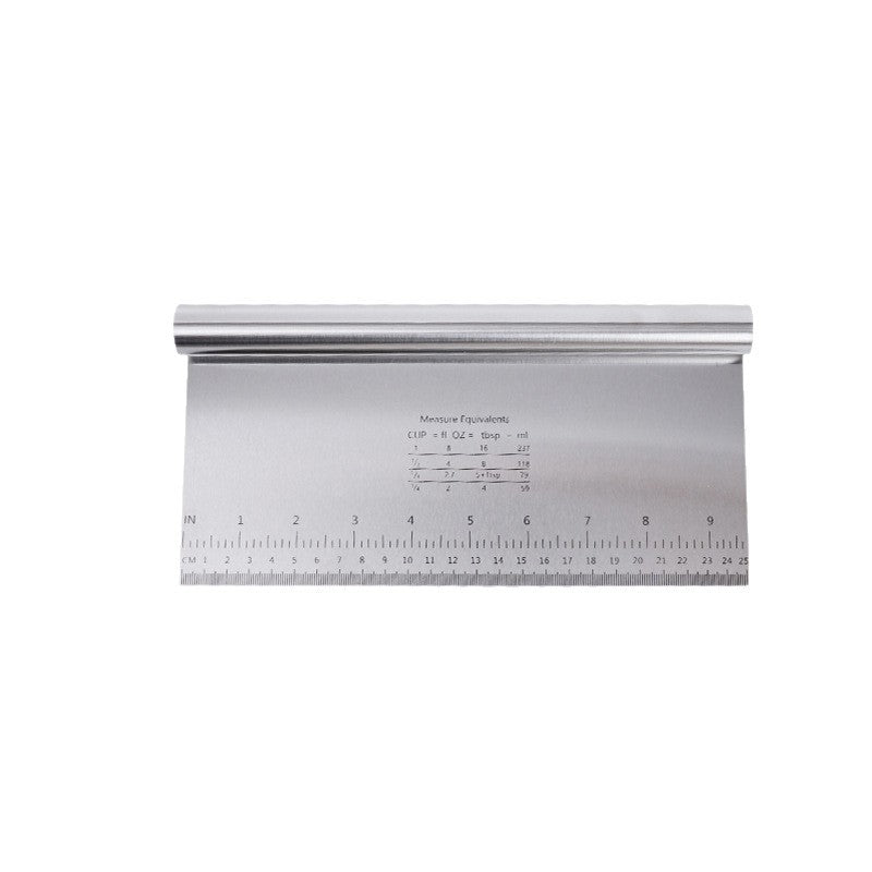 Stainless steel cutting knife scraper all-in-one cake cream rice roll scraper scraper scraper dough baking cutting knife