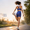 New women's yoga shorts - barely there feel, no camel toe, tight-fitting workout capris - summer fitness yoga wear dk067