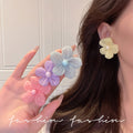 Super fairy elegantsweet purple flower earrings for women popularclassysense small fresh earrings stylisheasiest for match earrings
