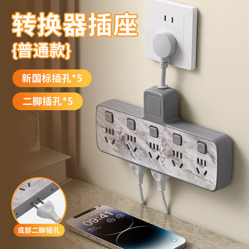 Multi-outlet power strip with usb ports, night light, and individual switches - ideal for office, dorm, and home use