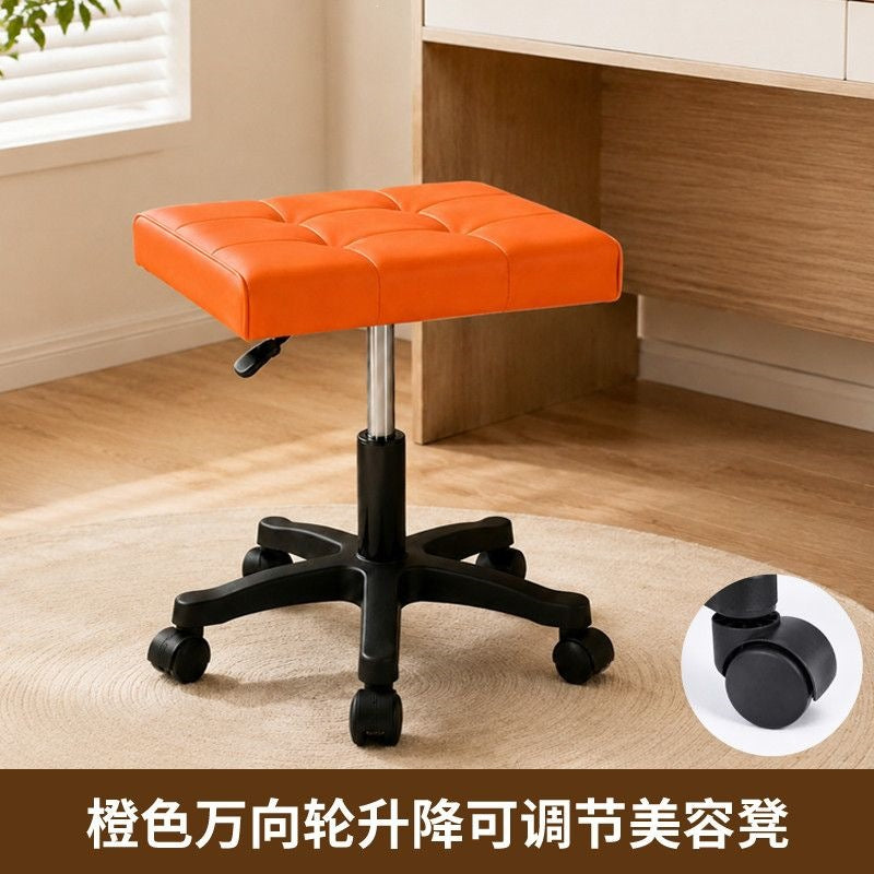 Pulley rotate adjustable beauty lunch break footrest adjustable manicure office footrest household tiptoe stool