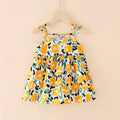 Girls' summer princess dress - cute cotton sundress for toddlers and young girls - korean style spaghetti strap dress (cross-border e-commerce)