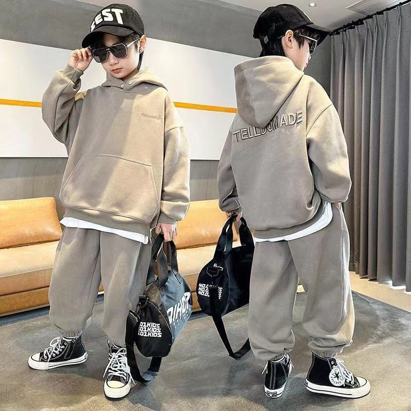 Korean style boys' autumn outfit set - trendy  new spring/autumn collection - stylish and fashionable for older boys and teens
