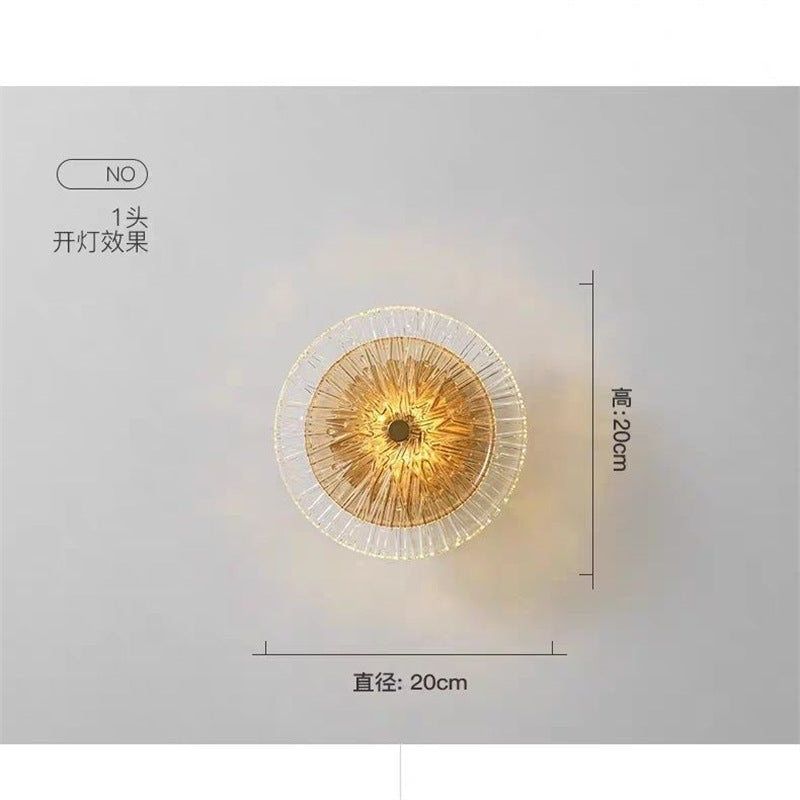 Designer artistic light luxury wall lamp - high-end creative lotus leaf decorative lighting for living room sofa and tv background wall