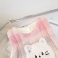 Girls' fleece-lined dress - new autumn/winter collection: cute, sweet, and stylish fleece dress for girls
