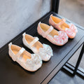 Girls' leather shoes - spring  new collection: princess shoes for baby girls, soft-soled children's shoes, spring/autumn single shoes, pink