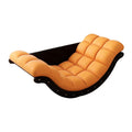 For home rocking chair living room balcony single rocking banana sofa chair lazy dual-purpose sofa lounge chair solid wood material
