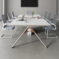 Office conference table long table minimalist modern conference room table and chair set small meeting table reception negotiation counter table