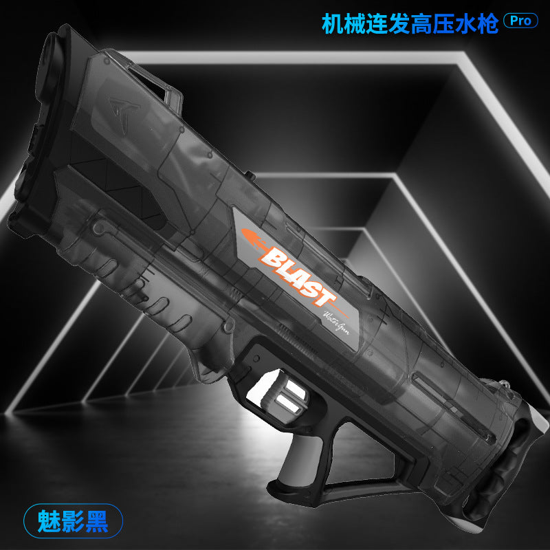 New arrival cross-border adult large manual mechanical burst high-pressure water gun water cannon boy summer beach water toy