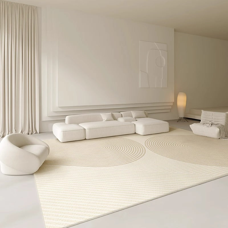Carpet living room  new style accessible luxuryclassy wipeable and no-wash cream style thickenedfall and winter maintenance-free sofa floor mat