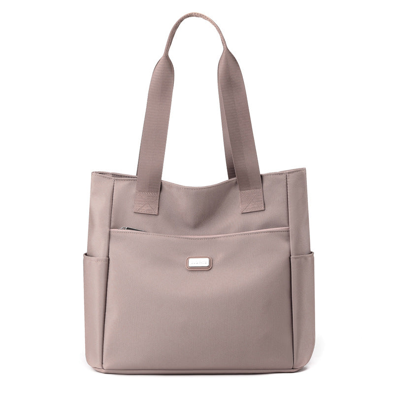 New fashion tote bag large capacity canvas bag handbag high sense commuting shoulder bag Oxford cloth bag