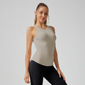 New fashionable and versatile ribbed sports top - longline racerback women's activewear yoga tank