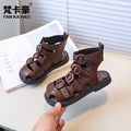 Girls' fashion roman sandals - new korean style summer  collection - casual soft-soled beach shoes for kids