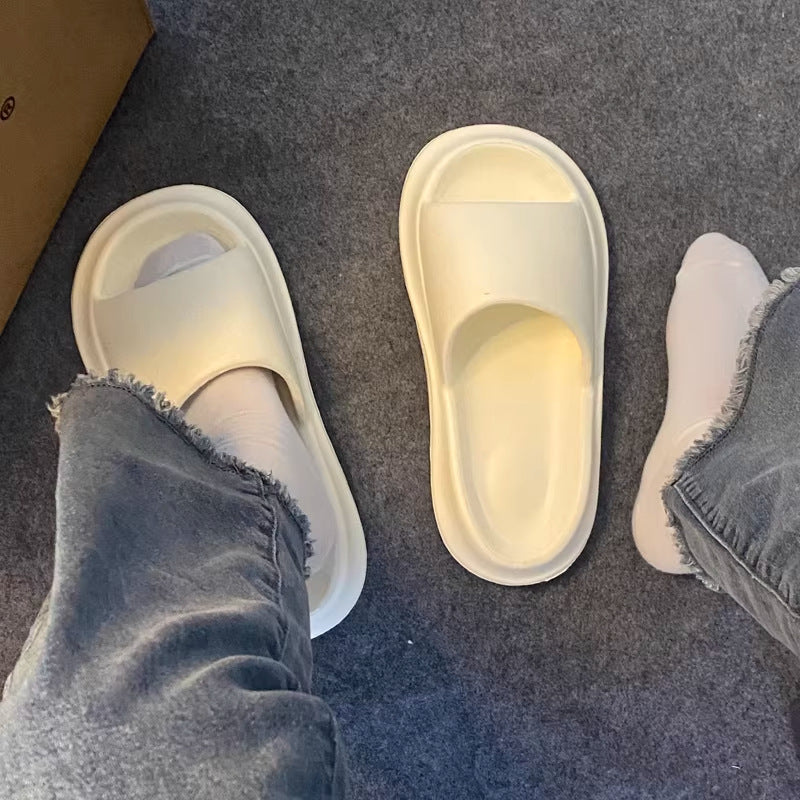 Eva cloud slides for women - summer outdoor wear, 2026 new fashion, minimalist style, indoor home slippers, couple's sandals for men