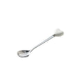 High-style ceramic handle forks, stainless steel household spoons, heart-shaped coffee stirrers, creative dessert spoons - wholesale